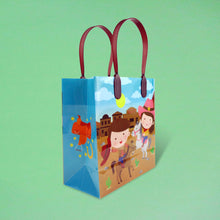 Load image into Gallery viewer, Western Cowboy Cowgirl Themed Party Favor Bags Treat Bags - Set of 6 or 12