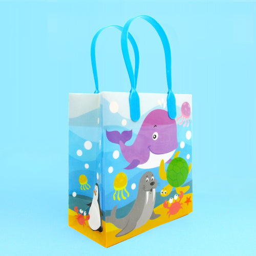 Sea Life Party Favor Bags Treat Bags - Set of 6 or 12