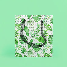 Load image into Gallery viewer, Tropical Plants Monstera Leaves Party Favor Treat Bags - Set of 6 or 12