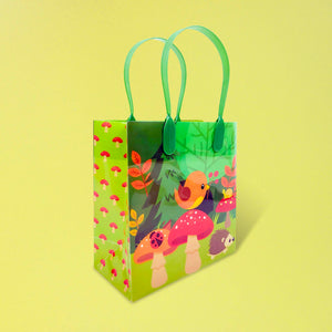 Woodland Animals Party Favor Bags Treat Bags, 12 Pack