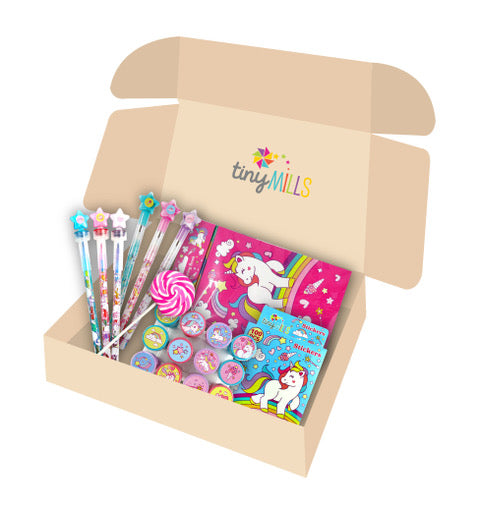 Unicorn Stationery Birthday Party Gift Boxes for Kids