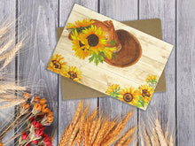 Load image into Gallery viewer, Sunflower Cowboy Boots Western - 36 Pack Assorted Greeting Cards for All Occasions - 6 Design