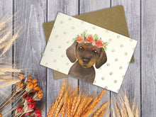 Load image into Gallery viewer, Dogs with Floral Crowns - 36 Pack Assorted Greeting Cards for All Occasions - 9 Design