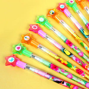 Flamingo Tropical Luau Multi Point Pencils