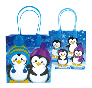 Penguins Party Favor Treat Bags - Set of 6 or 12