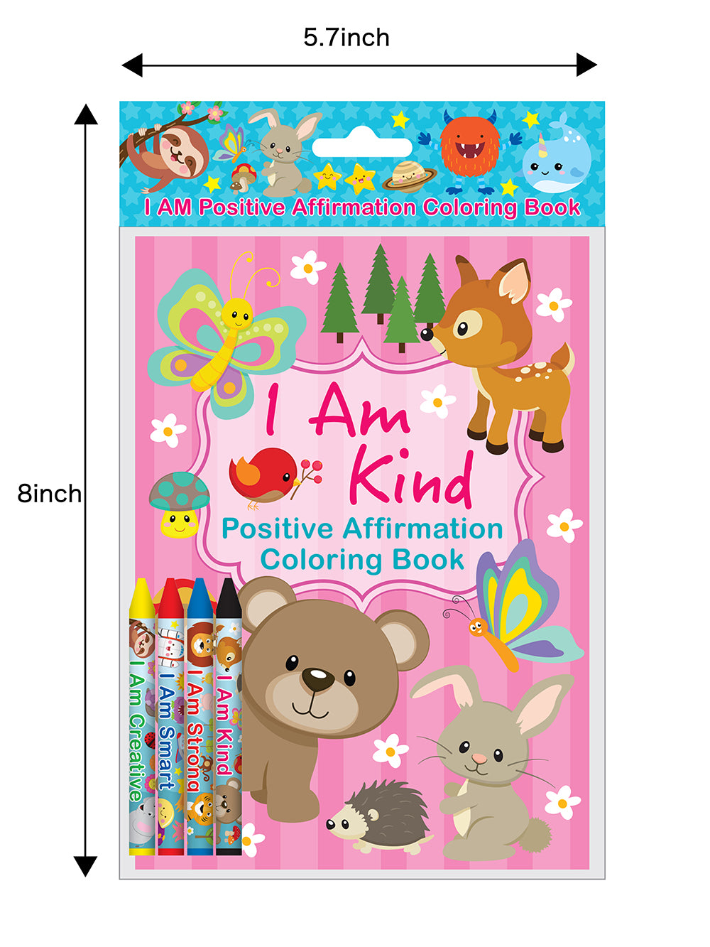 Sky's Mini Coloring Book of Affirmations — Drops and BowTales