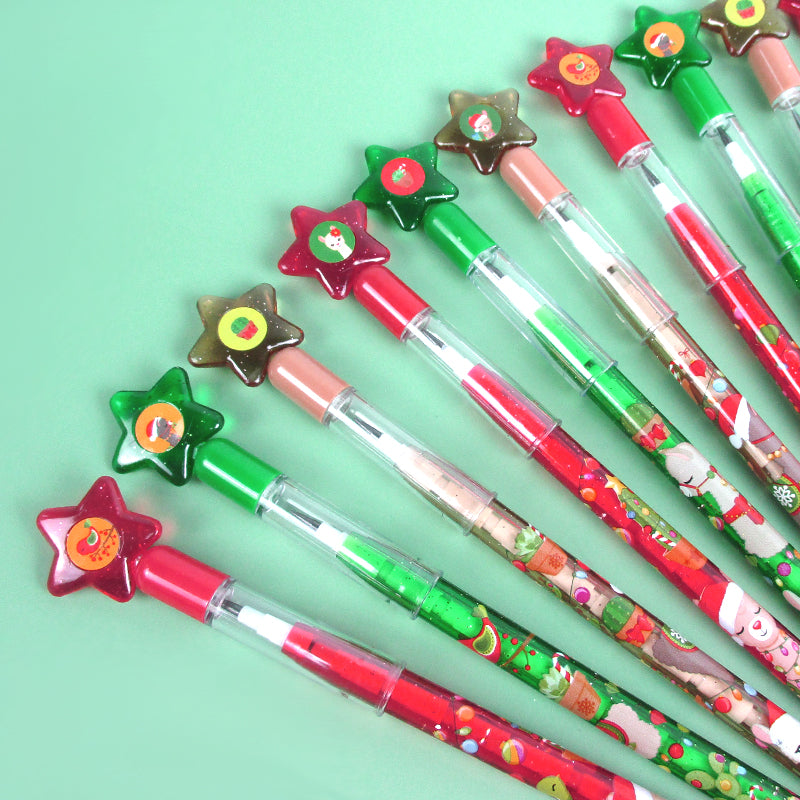 Christmas Llamas Alpacas Multi Point Pencils