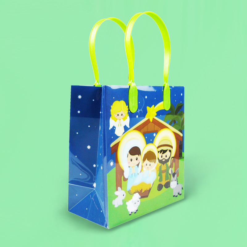 Nativity Party Favor Bags Treat Bags - 12 Bags