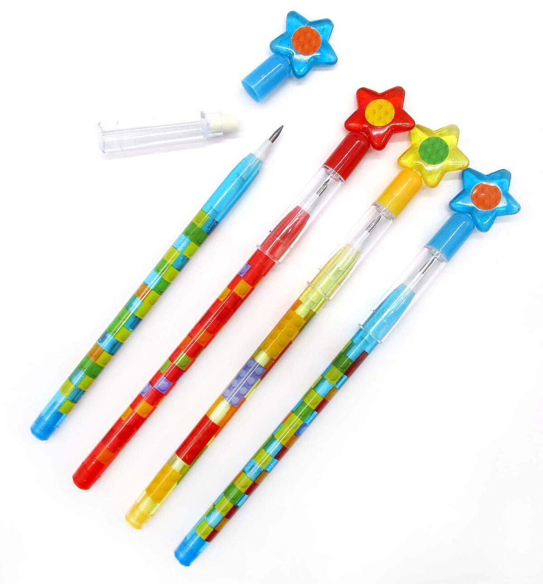 Building Blocks Brick Multi Point Pencils