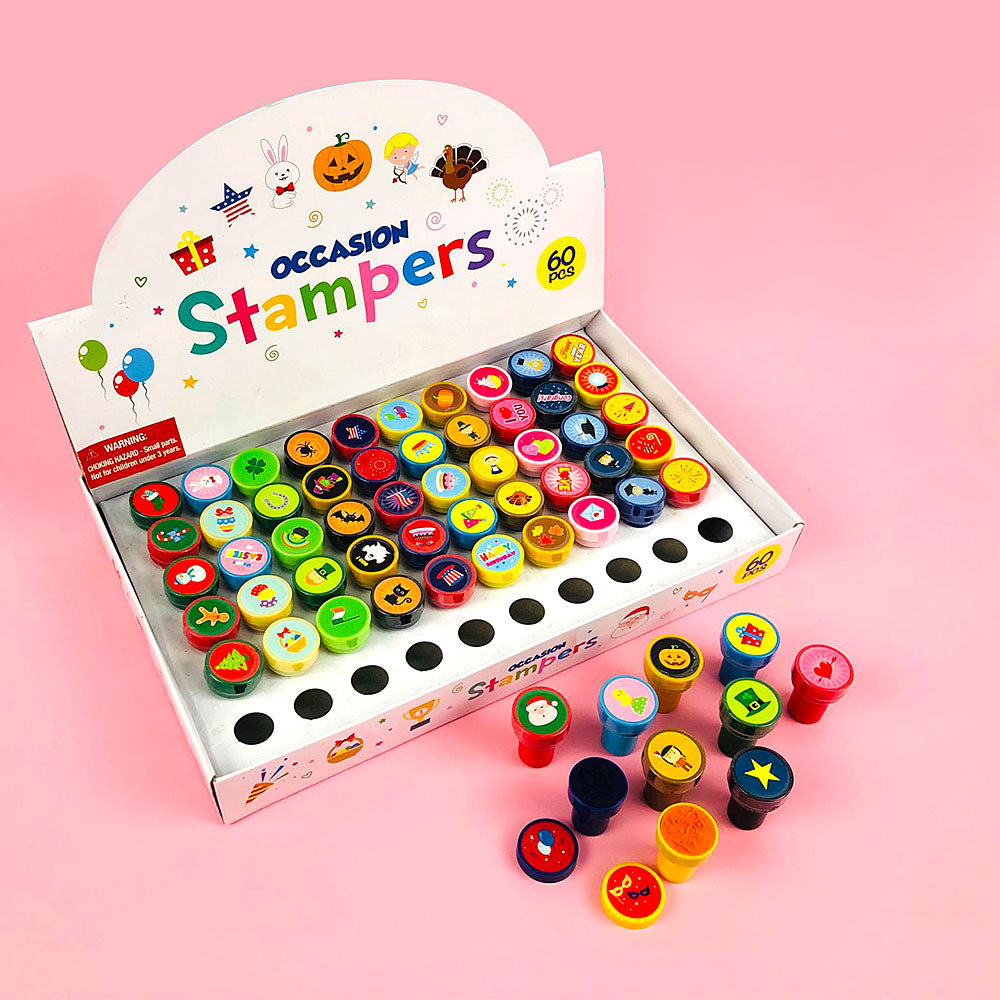  150 Pcs Assorted Stampers for Kids Stamp Set Cute Mini Stamps  Self Inking Stamp Kids Printing Stamping Supplies Birthday Party Favors for  Crafts Classroom Prize, Animals, Fruits, Food, Human Tasks 