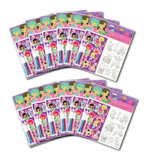 Load image into Gallery viewer, TINYMILLS Mermaid Party Favor Bundle for 12 Kids
