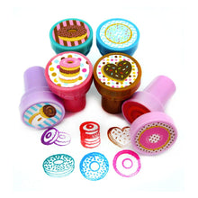 Load image into Gallery viewer, Donuts Stamp Kit for Kids - 12 Pcs