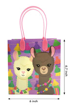 Load image into Gallery viewer, Llamas Party Favor Treat Bags - Set of 6 or 12
