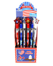 Load image into Gallery viewer, Patriotic July 4th Multi Point Pencils