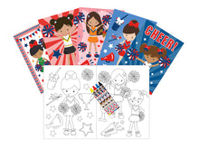 Load image into Gallery viewer, Cheerleading Coloring Books - Set of 6 or 12