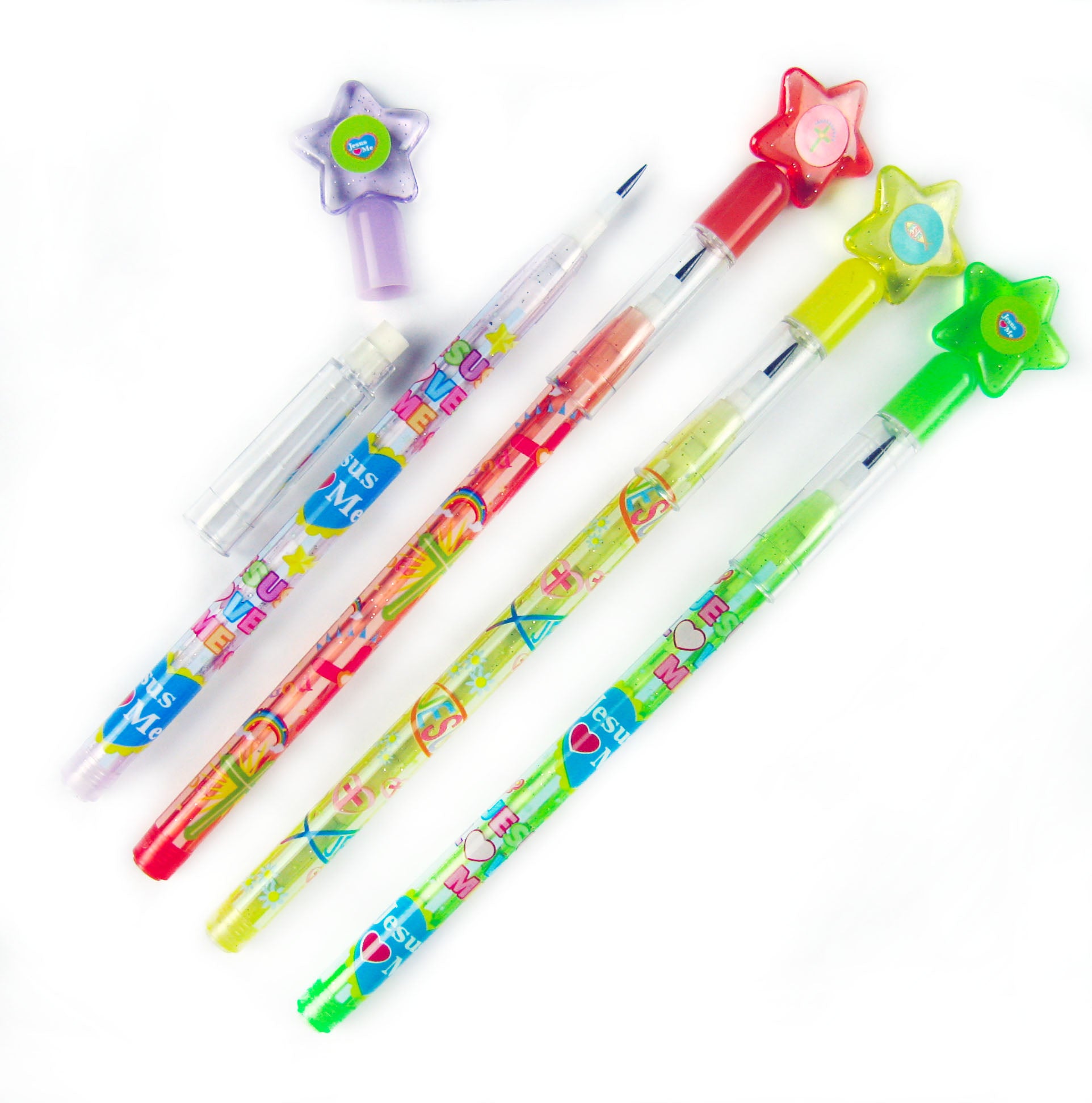 thumbnail image 2 of TINYMILLS 24 Pcs Pineapples Multi Point Stackable Push... 2 of 9