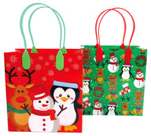 Load image into Gallery viewer, Christmas Party Favor Treat Bags - 12 Bags