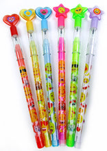 Load image into Gallery viewer, Emoji Stackable Point Pencils - Set of 6