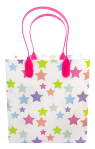 Rainbow Themed Party Favor Treat Bags - Set of 6 or 12