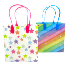 Load image into Gallery viewer, Rainbow Themed Party Favor Treat Bags - Set of 6 or 12