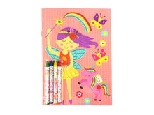 Load image into Gallery viewer, Magic Fairies Coloring Books with Crayons Party Favors - Set of 6 or 12