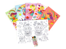 Load image into Gallery viewer, Magic Fairies Coloring Books with Crayons Party Favors - Set of 6 or 12