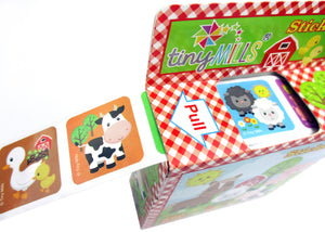 Farm Animals Barnyard Stickers 100 Stickers/Dispenser, Pack of 1 or 6 or 12 Dispensers