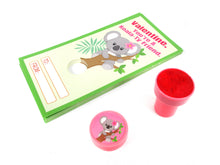 Load image into Gallery viewer, Koala Valentine&#39;s Day Cards with Stampers for Classroom Exchange