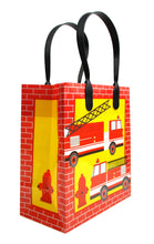 Load image into Gallery viewer, Fire Trucks Party Favor Bags Treat Bags - Set of 6 or 12