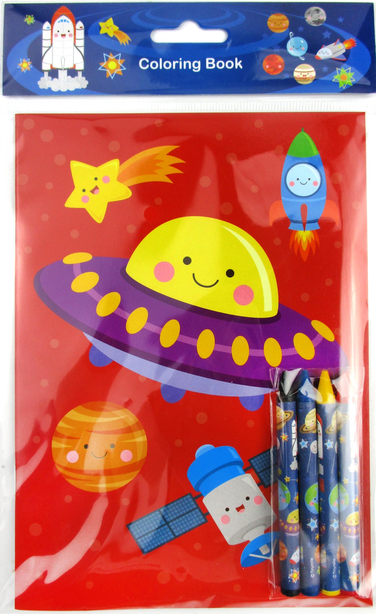 24 Outer Space Coloring Books Party Favors With 24 Crayons Alien Mini  Drawing Book Bulk For Kids Solar System Astronaut Party Galaxy Birthday  Planet