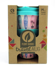 Load image into Gallery viewer, Eco-Friendly Reusable Plant Fiber Travel Mug with Sunset Surfboard Design