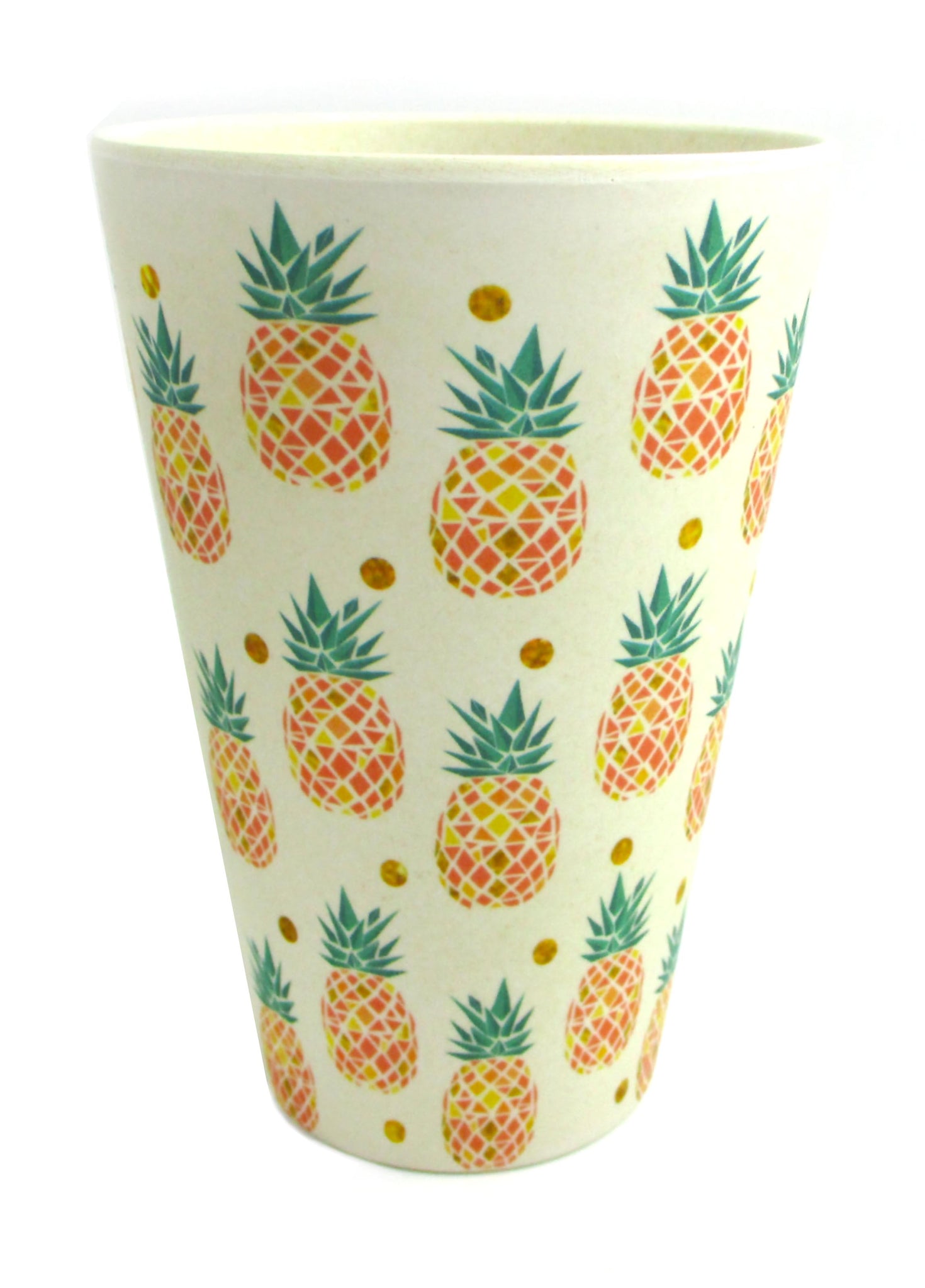Tropical Pineapple Eco-Friendly Reusable Plant Fiber Travel Mug