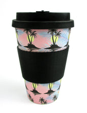 Load image into Gallery viewer, Eco-Friendly Reusable Plant Fiber Travel Mug with Cool Island Design