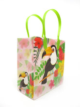 Load image into Gallery viewer, Flamingo Tropical Luau Party Favor Bags Treat Bags - Set of 6 or 12