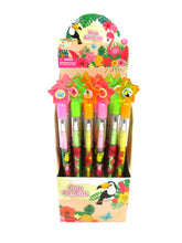 Load image into Gallery viewer, Flamingo Tropical Luau Multi Point Pencils