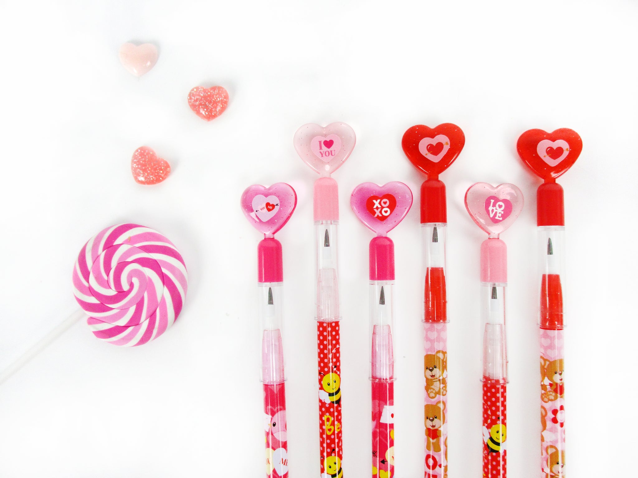  48 Pieces Valentine's Day Pencils for Kids Valentines