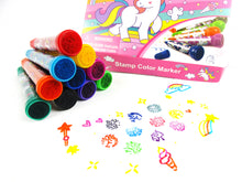 Load image into Gallery viewer, Unicorn Stamp Marker Set - Set of 10