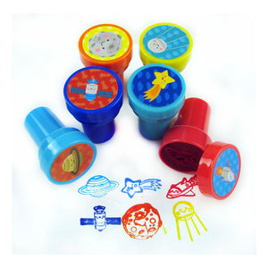 Outer Space Stamp Kit for Kids - 12 Pcs