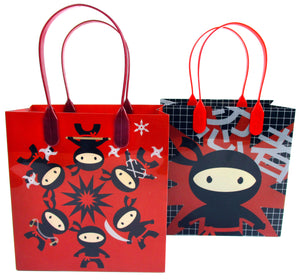 Ninja Themed Party Favor Bags Treat Bags - Set of 6 or 12
