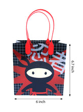 Load image into Gallery viewer, Ninja Themed Party Favor Bags Treat Bags - Set of 6 or 12