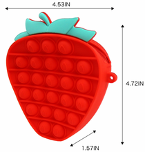 Load image into Gallery viewer, Strawberry Popper Fidget Crossbody Bag