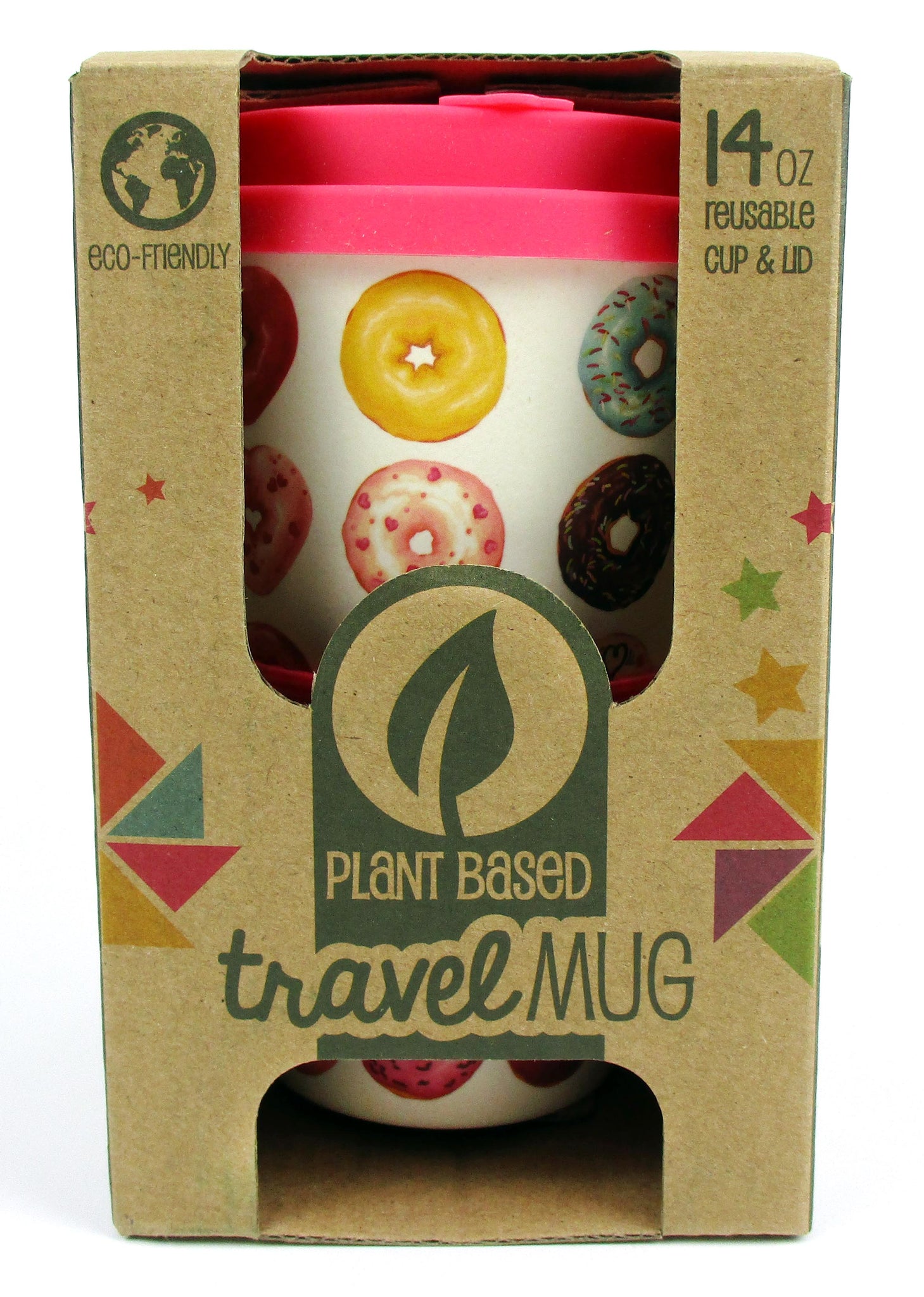 Donuts Eco-Friendly Reusable Plant Fiber Travel Mug – Tiny Mills®