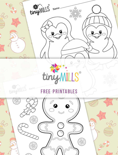 Free Printable Christmas Coloring Sheets - 8 Designs