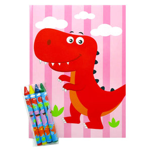 Dinosaurs Coloring Books - Set of 6 or 12
