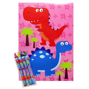 Dinosaurs Coloring Books - Set of 6 or 12