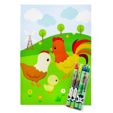 Load image into Gallery viewer, Farm Animals Coloring Books - Set of 6 or 12