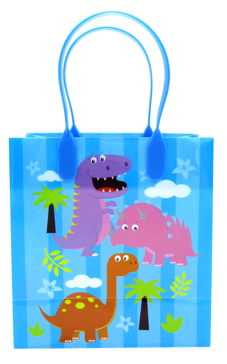Dinosaur Party Favor Bags Treat Bags - Set of 6 or 12 – Tiny Mills®