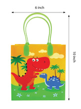 Load image into Gallery viewer, Dinosaur Party Favor Bags Treat Bags - Set of 6 or 12