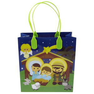 Nativity Party Favor Bags Treat Bags - 12 Bags