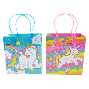 Unicorn Party Favor Bags Treat Bags - Set of 6 or 12